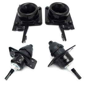 koxuyim front view of upper and lower latches showing complete kit and fit