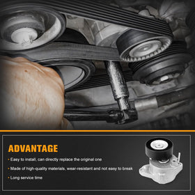 Kozlira 6PK2404 belt laid flat displaying rib profile for secure grip and precise fitment