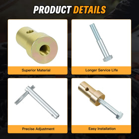 Kozlira close-up of stainless 3/8-16 x 2-1/4 bolt threads, ensures corrosion resistance