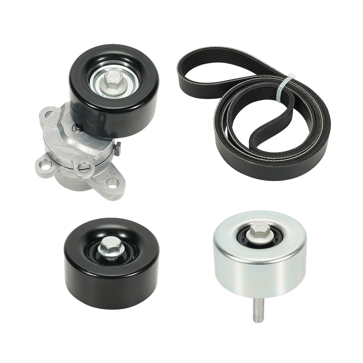 Kozlira front package kit showing all components and easy installation benefit