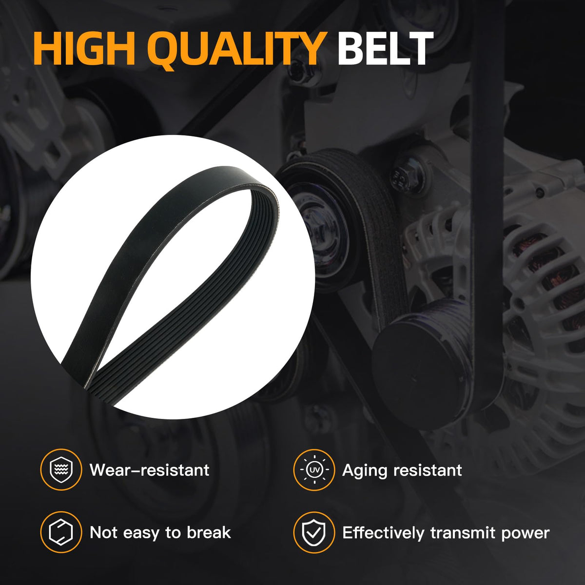 Kozlira idler pulley bearing close-up highlighting smooth rotation and vibration control