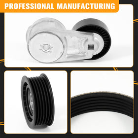 Kozlira idler pulley bearing detail showing smooth rotation and reduced vibration benefit