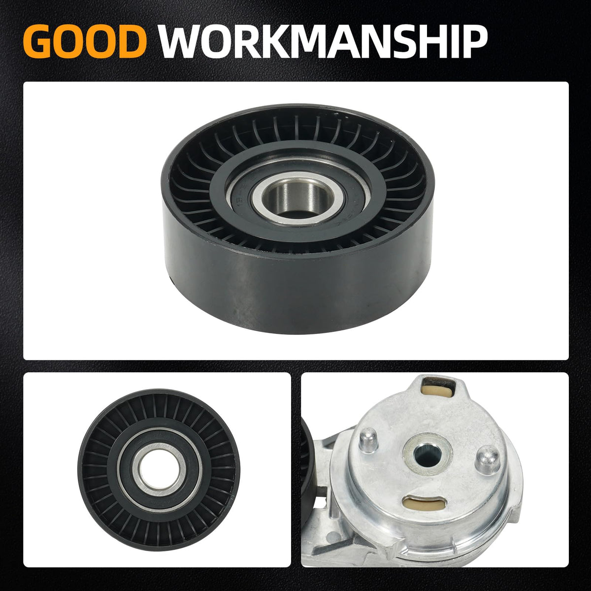 Kozlira tensioner close-up showing durable metal and improved longevity
