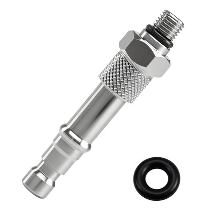 KPALAG adapter front view showing durable stainless body and clear fit benefit