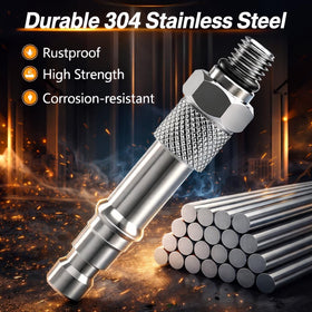 KPALAG knurled close-up offering secure hand-tightening grip benefit
