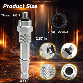 KPALAG adapter material finish closeup showing corrosion resistance benefit
