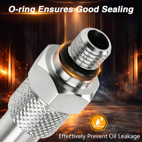 KPALAG quick-connect fitting attached to hose for fast tool-free hookup benefit