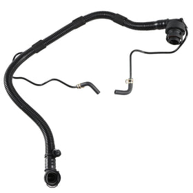 KPALAG front view of PCV hose assembly showing fit and shape for easy replacement