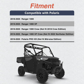 KPALAG lever installed in Polaris demonstrating direct-fit benefit