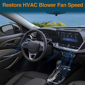 KPALAG resistor installed in HVAC enclosure restoring fan speed control