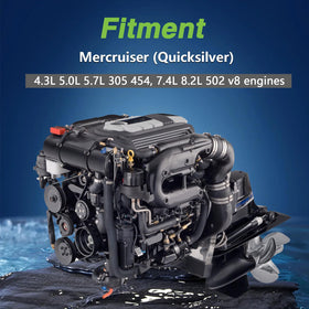 KPALAG installed on Mercruiser engine demonstrating direct-fit convenience