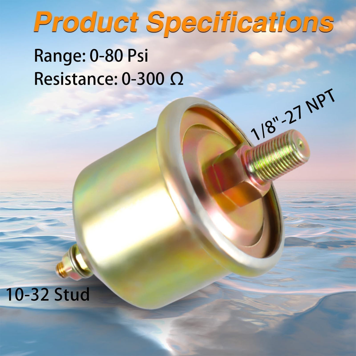 KPALAG detail of resistance spec marking demonstrating accurate 0–300 ohm output