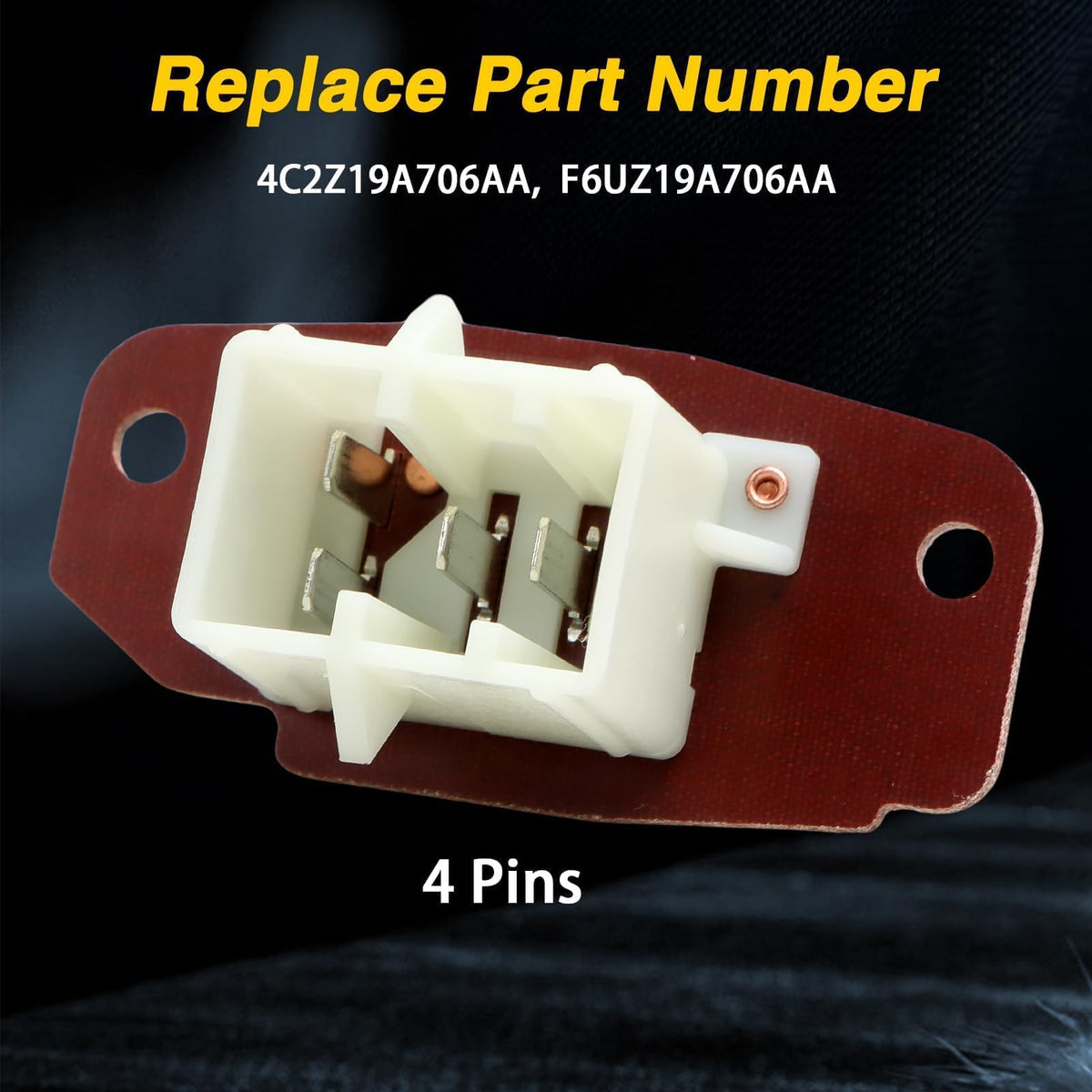 KPALAG resistor installed under dash restoring multi‑speed blower control