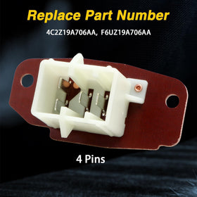 KPALAG resistor installed under dash restoring multi‑speed blower control