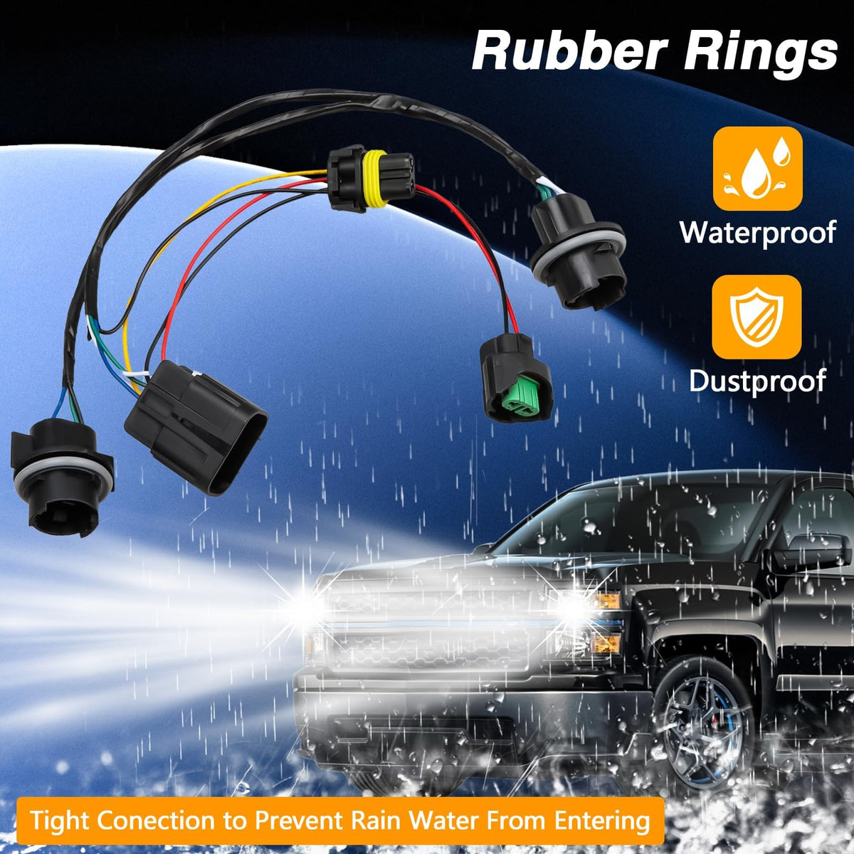 KPALAG sealed rubber grommet detail demonstrating water resistance