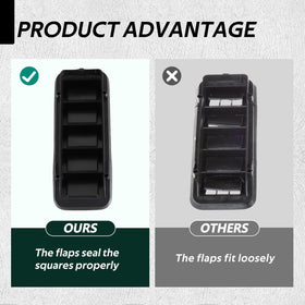 KPALAG side profile displaying exact-fit dimensions for quick swap