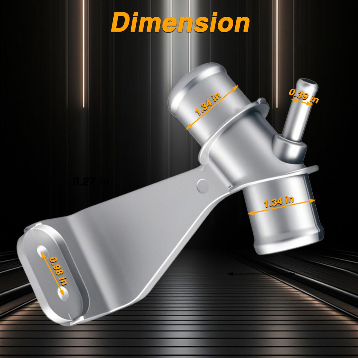 KPALAG side-by-side with plastic part showing stronger aluminum advantage