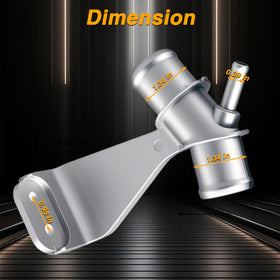 KPALAG side-by-side with plastic part showing stronger aluminum advantage