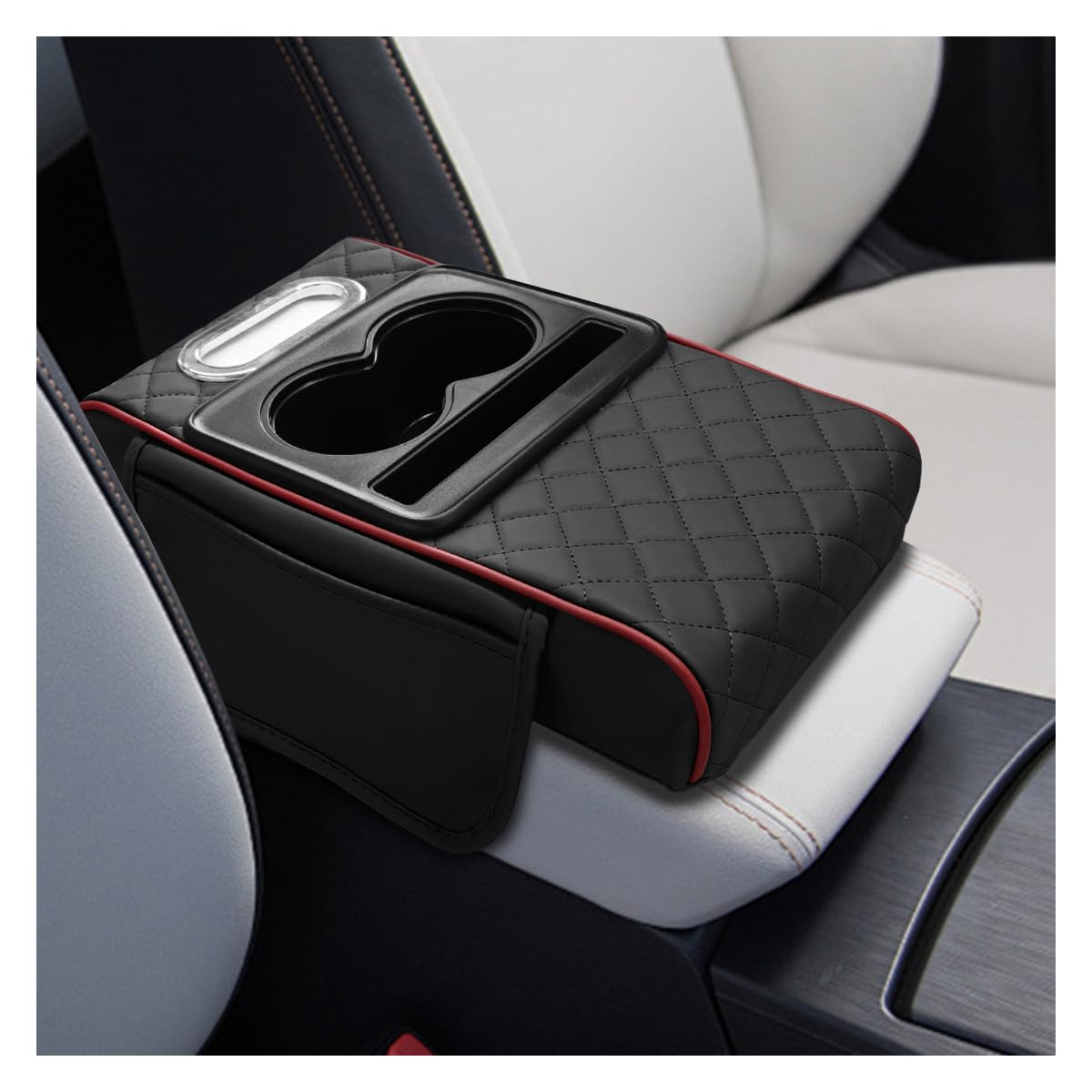 KPFILEH front view showing padded armrest and storage benefits