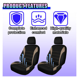 KPFILEH headrest and seatbelt openings showing easy access and safety retention