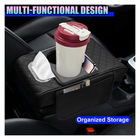 KPFILEH internal cup holders and pockets showing organized storage benefit