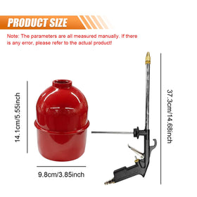 KPFILEH metal jug closeup highlighting secure seal and easy pouring for efficiency