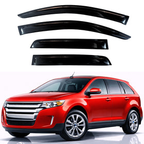 KPY front door visor packaging showing contents and fit benefits