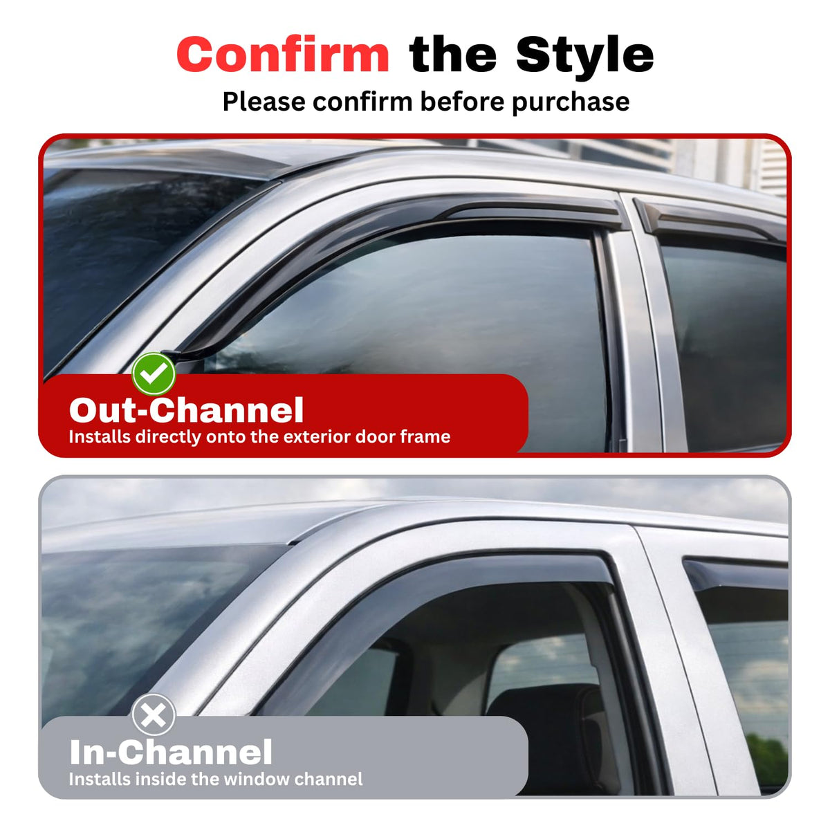 KPY installed on driver side window demonstrates weather protection benefit