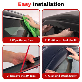 KPY lifestyle shot on parked Prius showing ventilation and comfort benefit