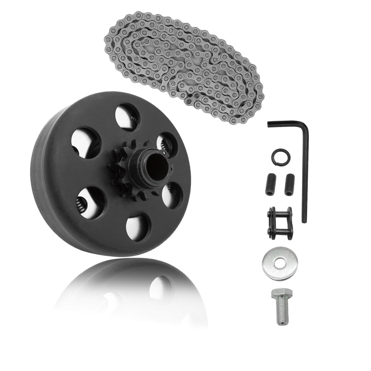 KRGUOD clutch front assembly showing mounting and durable finish for reliable engagement