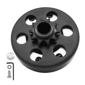 KRGUOD clutch front view showing bolt and 10-tooth sprocket for quick fit