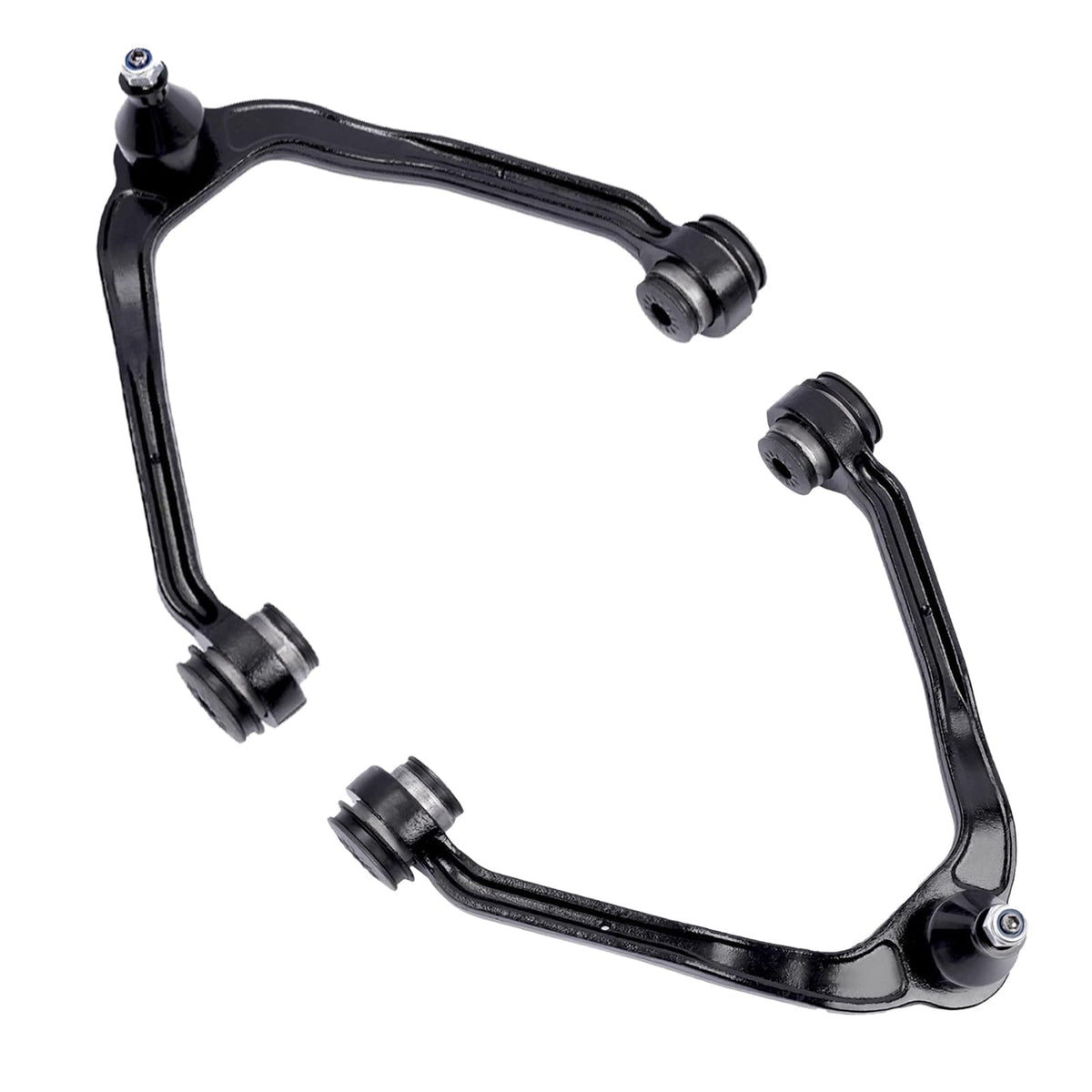 KRGUOD front upper control arm kit front view showing complete assembly and reliable fit