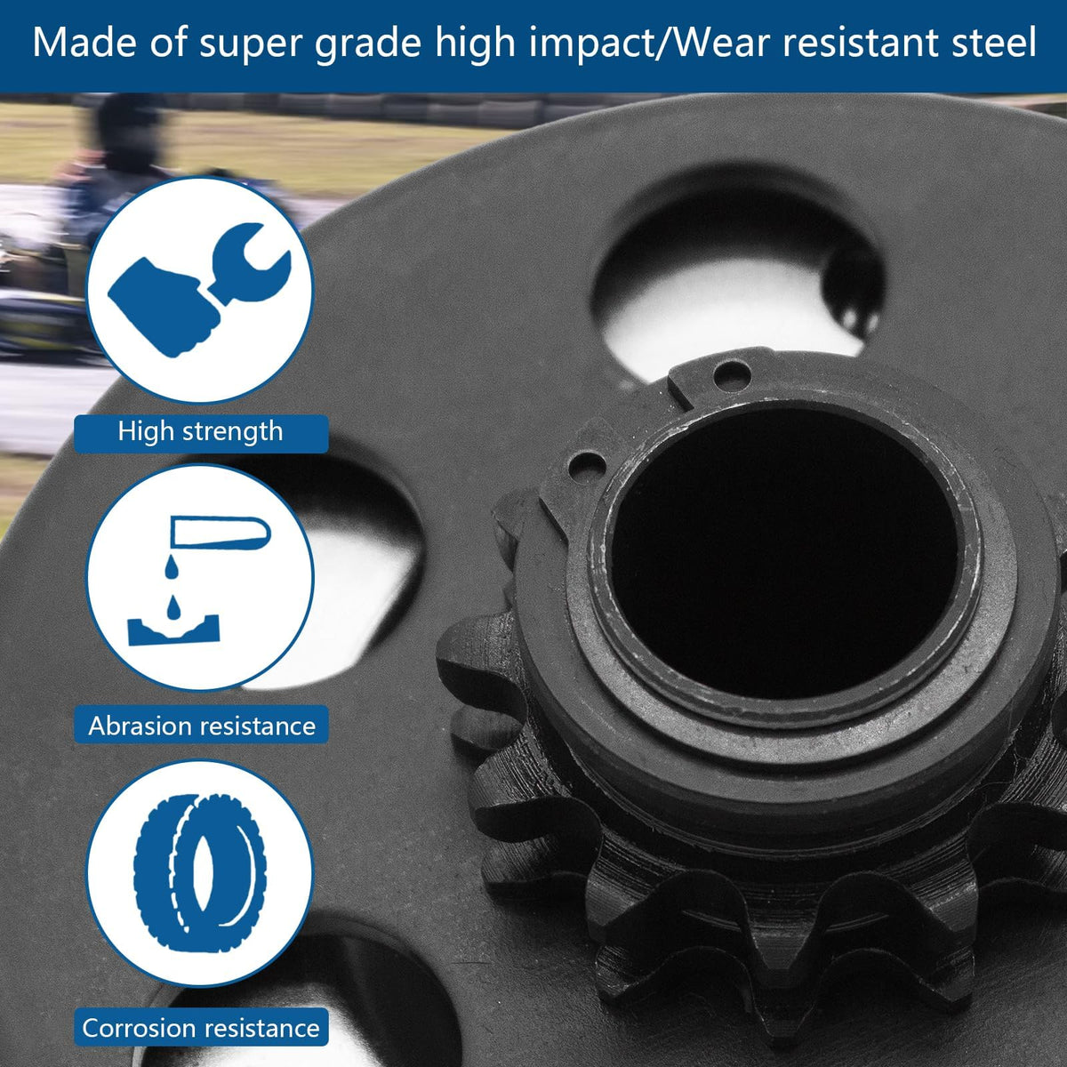 KRGUOD metal finish closeup highlighting heat dissipation and durability