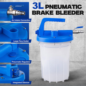 Krismose 1L refill bottle with connector that maintains master cylinder level