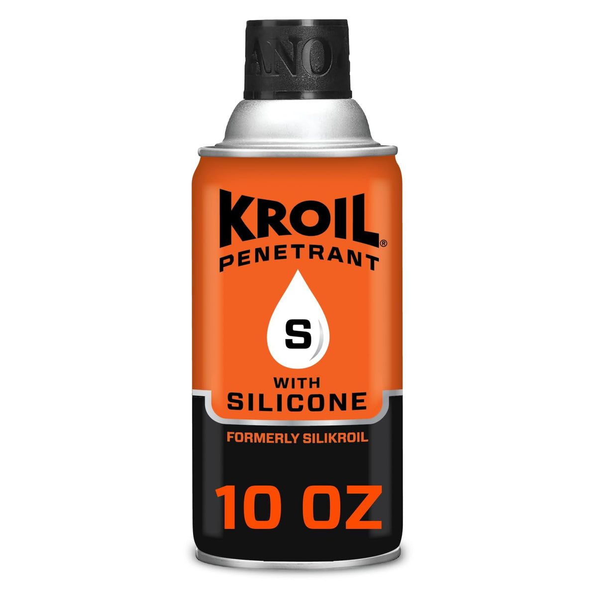 KROIL Silikroil aerosol can front view showing product label and capacity