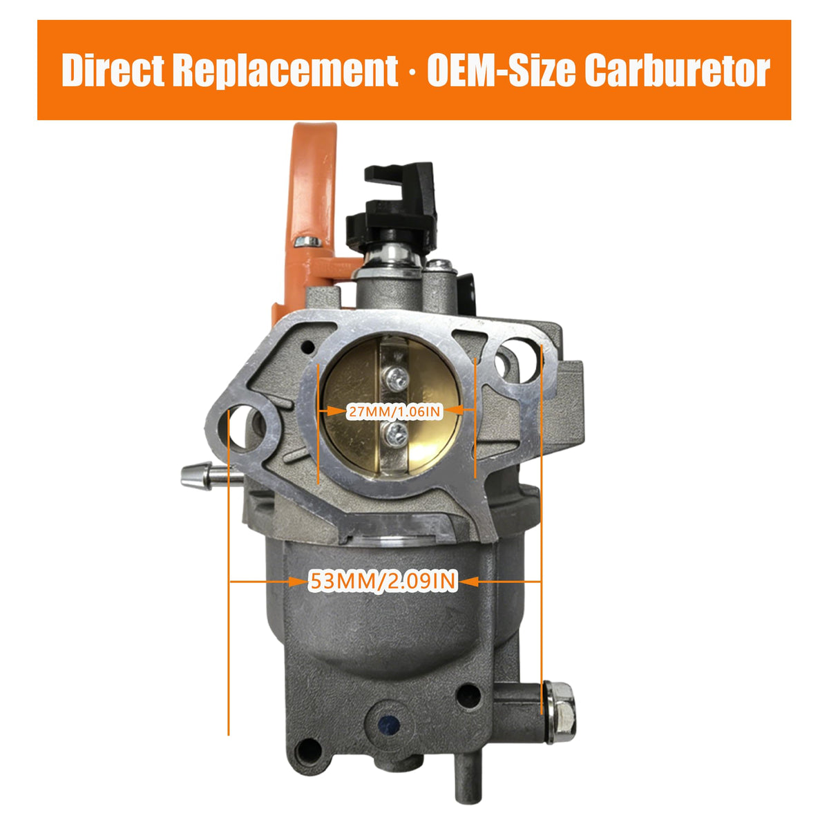 KRYN Ruixing carburetor with packaging and gaskets for complete replacement