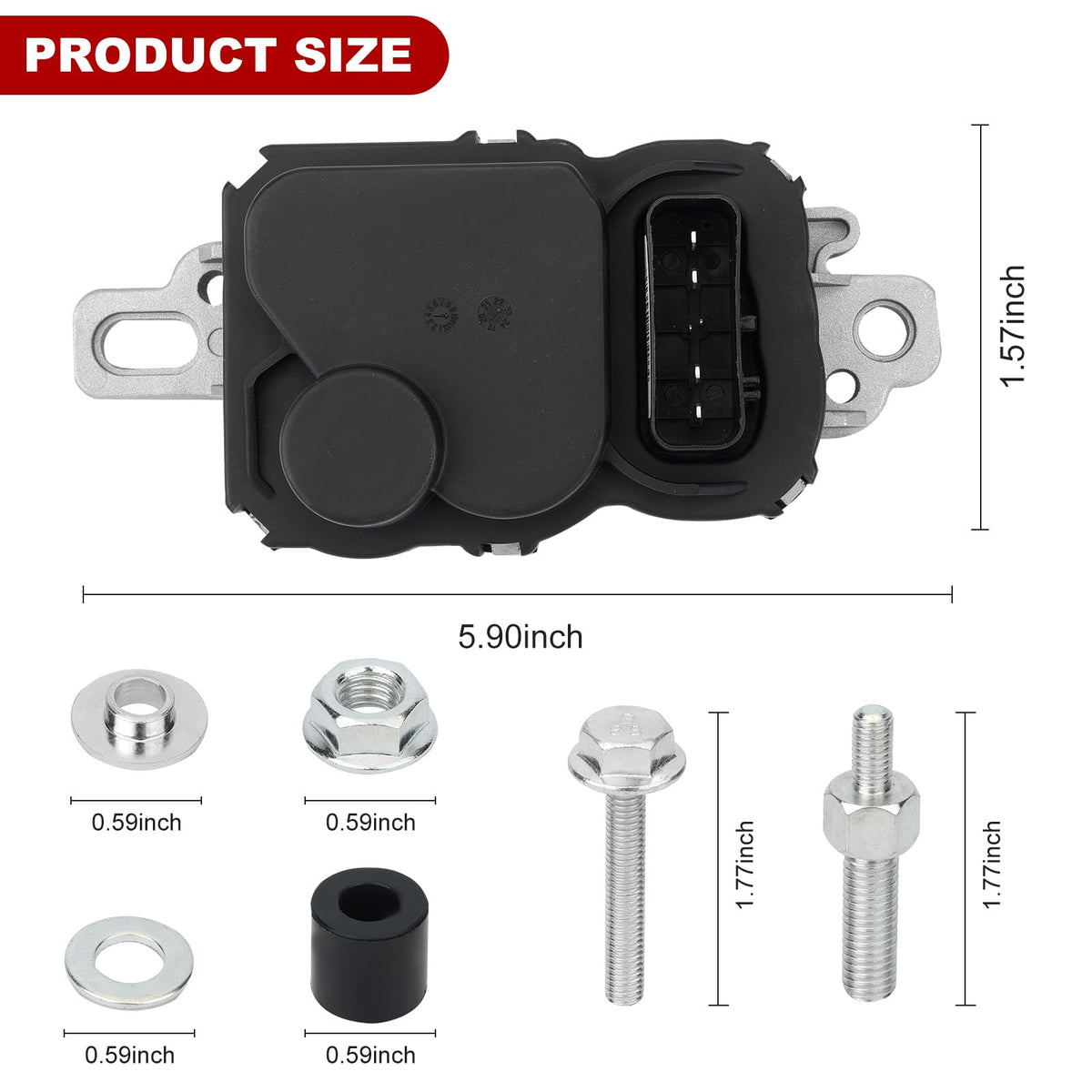 KSGNY FPDM mounting and included bolts for easier secure installation