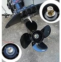 KSJED hub kit beside propeller for scale ensuring correct Flo-Torq II fit