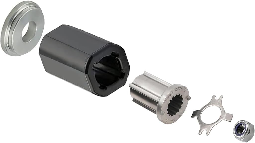 KSJED detailed view of thrust washer and aft adaptor for secure assembly