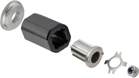 KSJED detailed view of thrust washer and aft adaptor for secure assembly