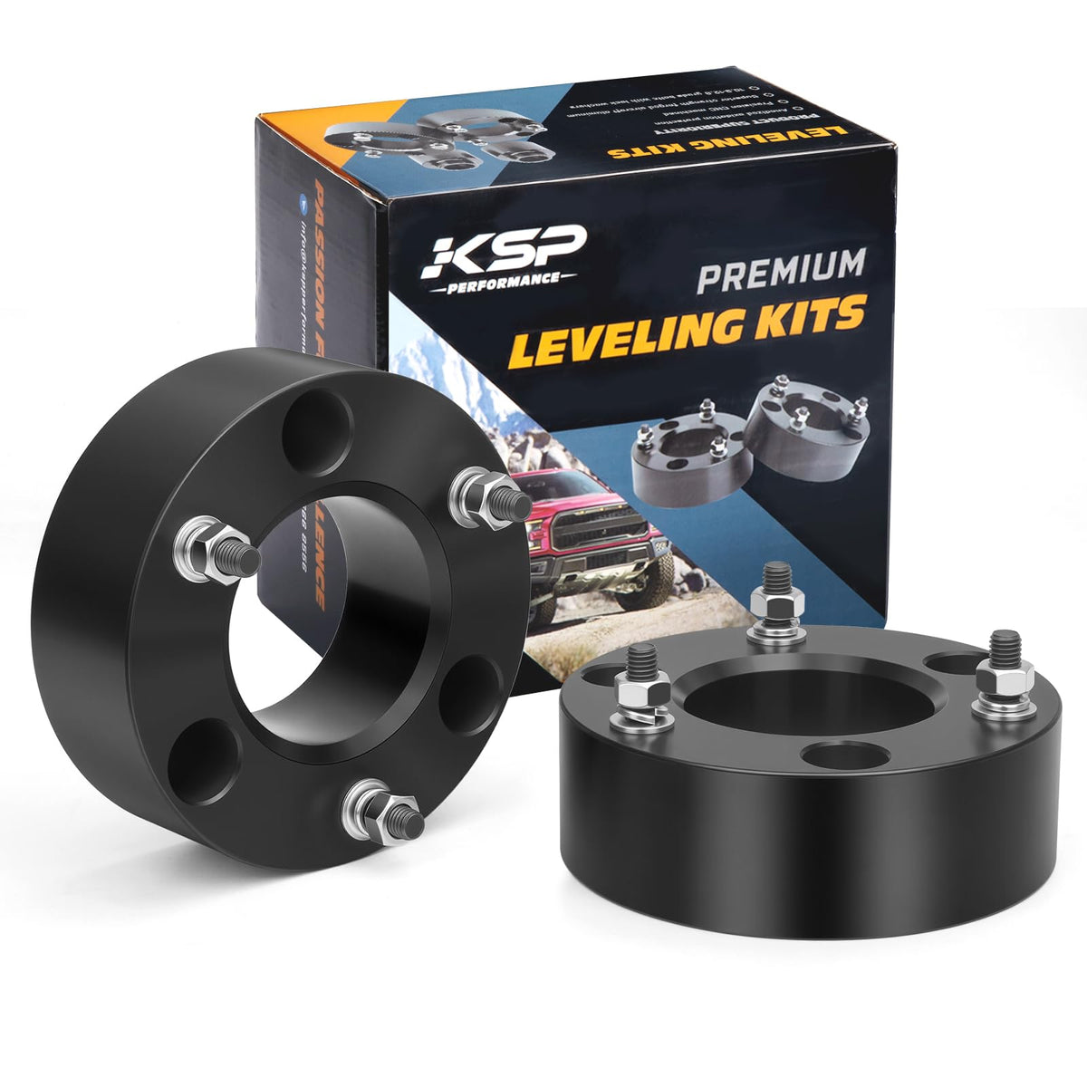 KSP PERFORMANCE front packaging showing kit and benefits of easy installation