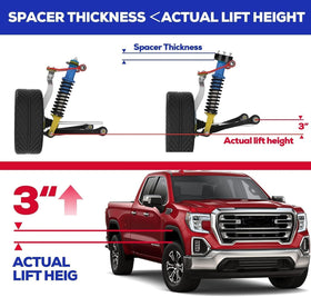 KSP PERFORMANCE installed on Silverado showing improved front stance