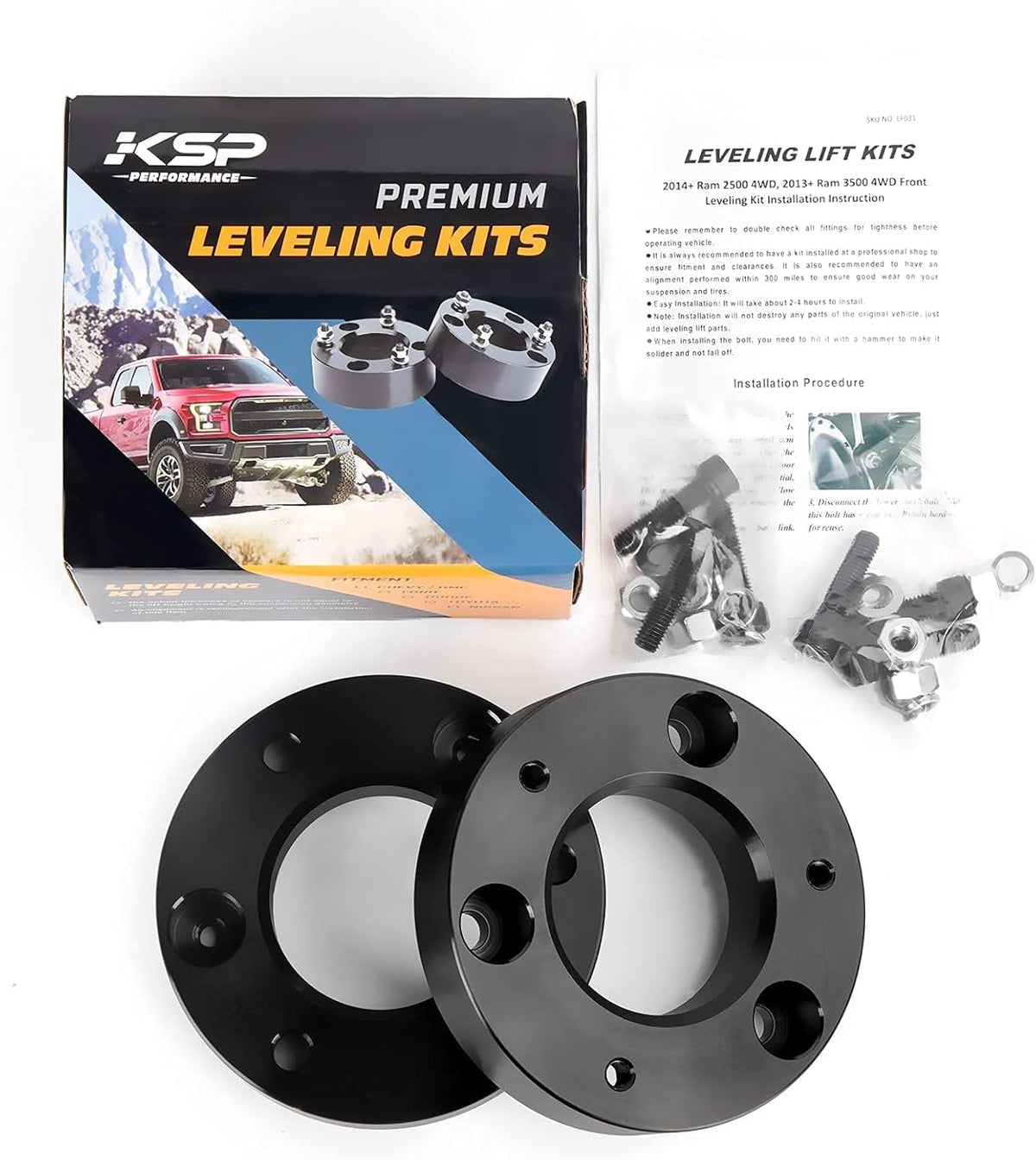 KSP PERFORMANCE black oxidation finish protecting components from corrosion