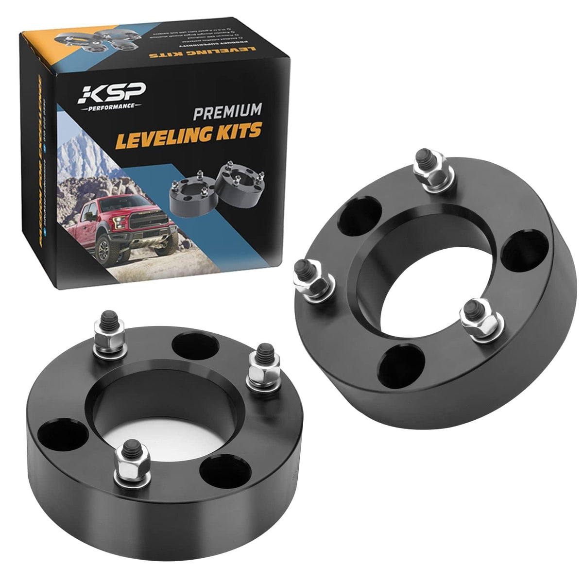 KSP PERFORMANCE front packaging showing kit components and fitment benefit