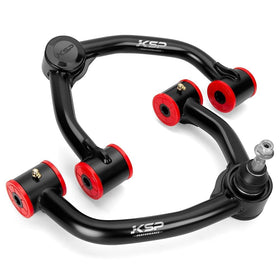 KSP PERFORMANCE front packaging showing both upper control arms and hardware for quick identification