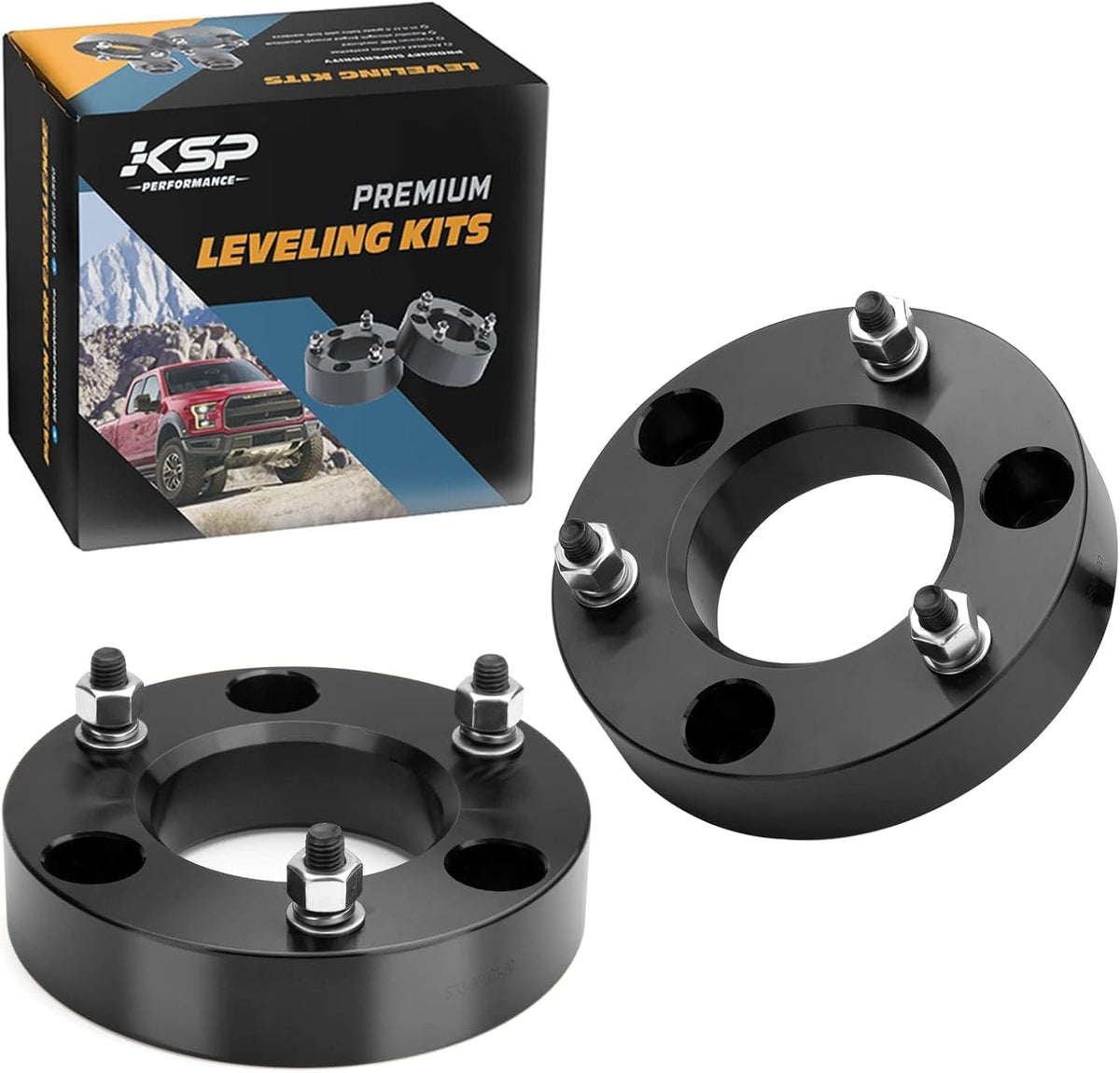 KSP PERFORMANCE front spacer assembly showing fit and improved clearance