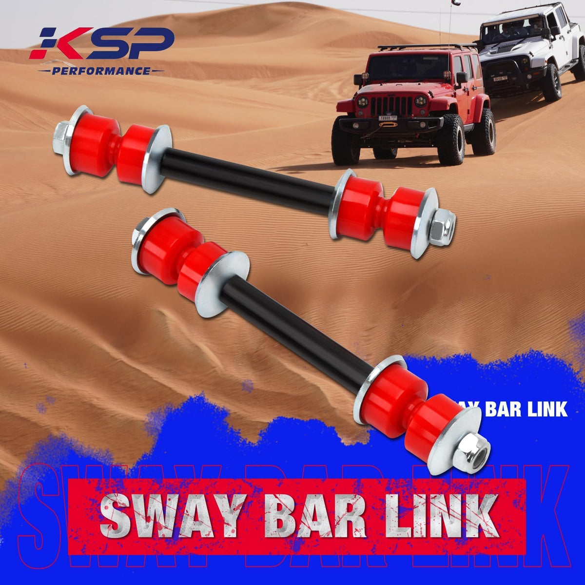 KSP PERFORMANCE installed on a pickup illustrating improved stability while driving