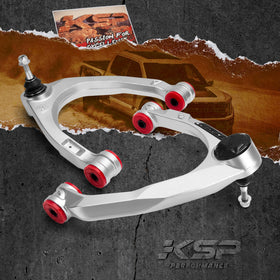 KSP PERFORMANCE lifestyle shot of lifted truck demonstrating handling and off-road readiness