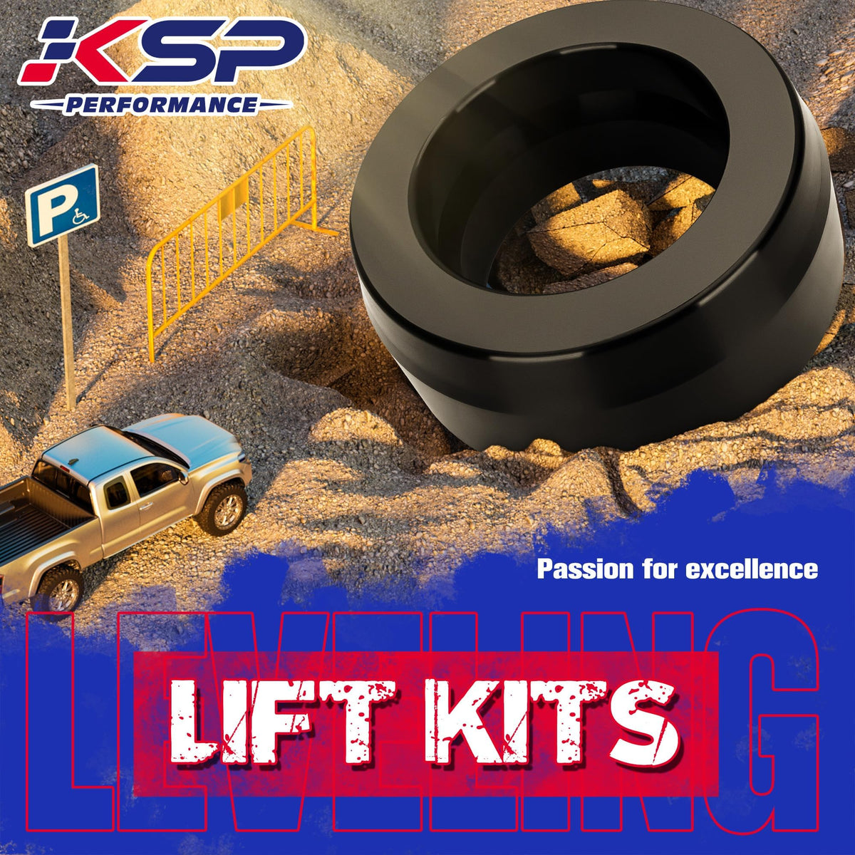 KSP PERFORMANCE packaged kit laid out showing included parts and ready-to-install benefit