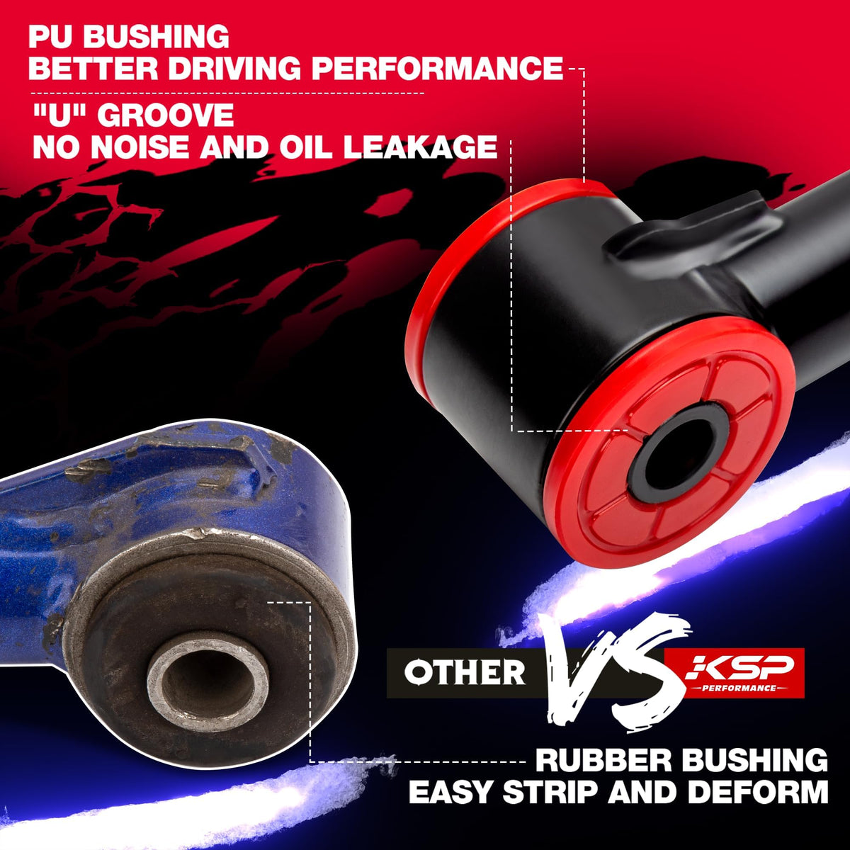KSP PERFORMANCE powder-coated finish close-up resisting rust and corrosion